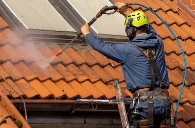 Démoussage et hydrofuge de toiture à Sannes